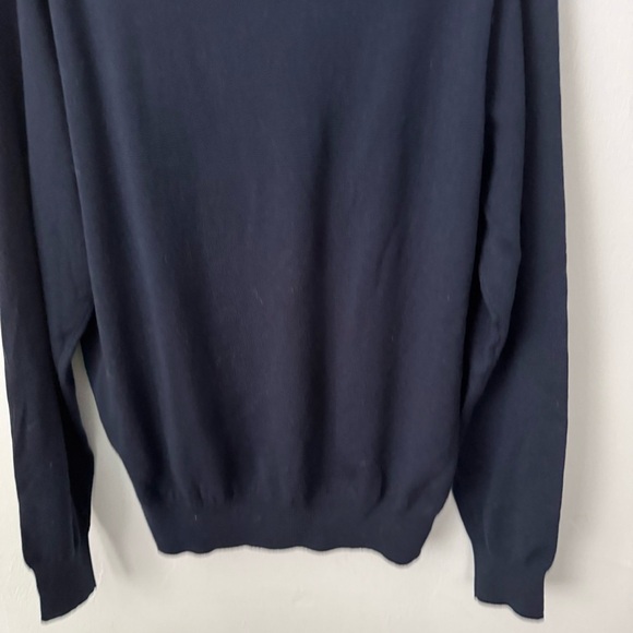 Peter Millar blue merino wool sweater pullover Size Small - Picture 7 of 7